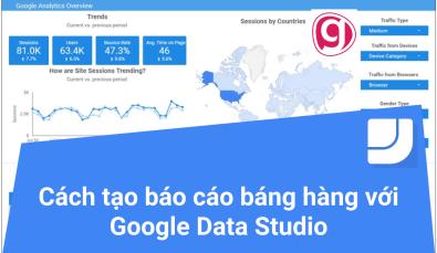 Cách tạo báo cáo bán hàng cho doanh nghiệp nhỏ với Google data studio